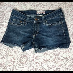 SOIN Denim Mid-Rise Shorts / Size not listed, see measurements!